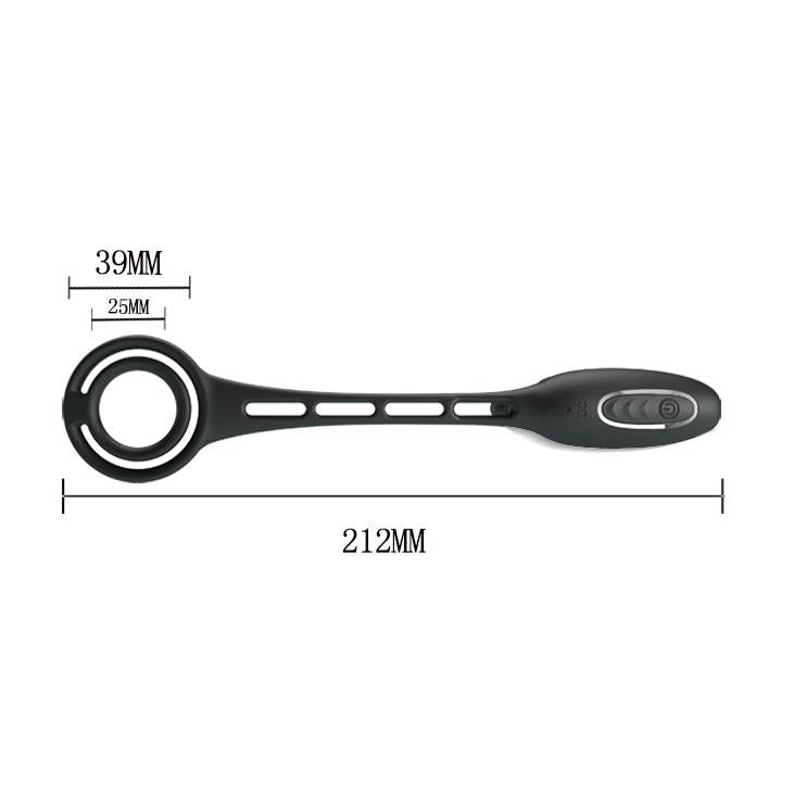 Vibrator pentru prostată Pretty Love Vibration Penis Sleeve III cu 12 funcții