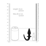 Dop anal Ouch! cu coadă, flexibil, 27 cm TPE