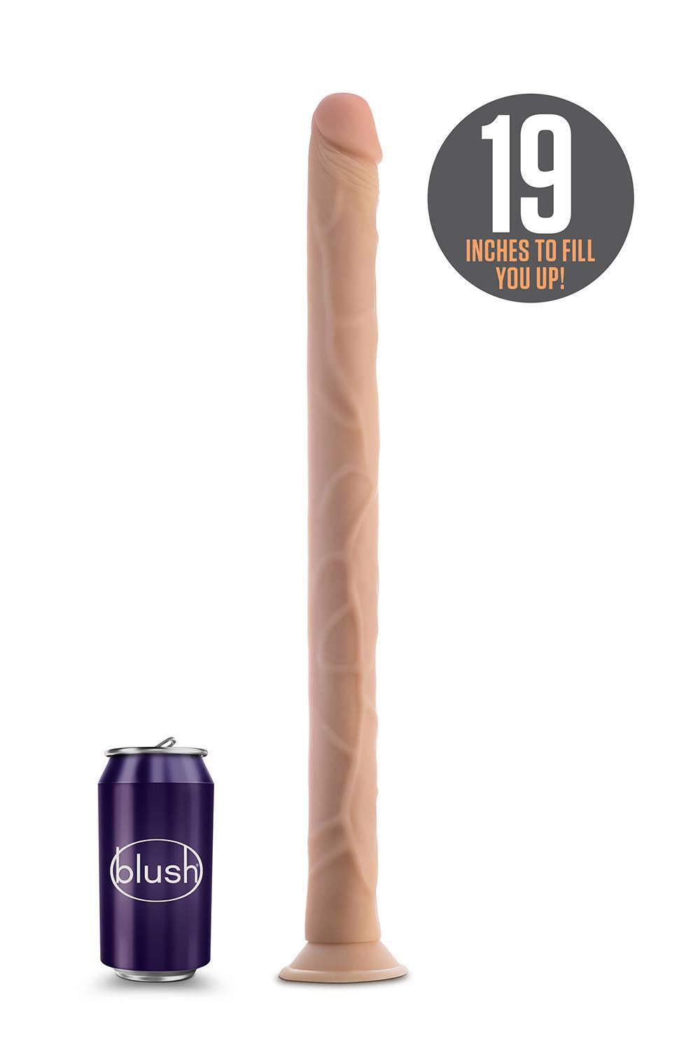 Dildo Dr. Skin din PVC bej 48 cm