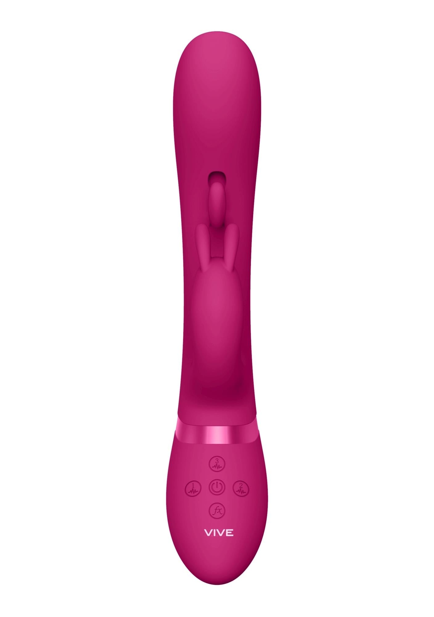 Vibrator Vive Tama Bunny roz USB 27,6 cm