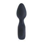 Dop anal vibrant din silicon cu buclă - Negru