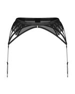 Portjartier reglabil Obsessive Donarella Negru XL 2XL
