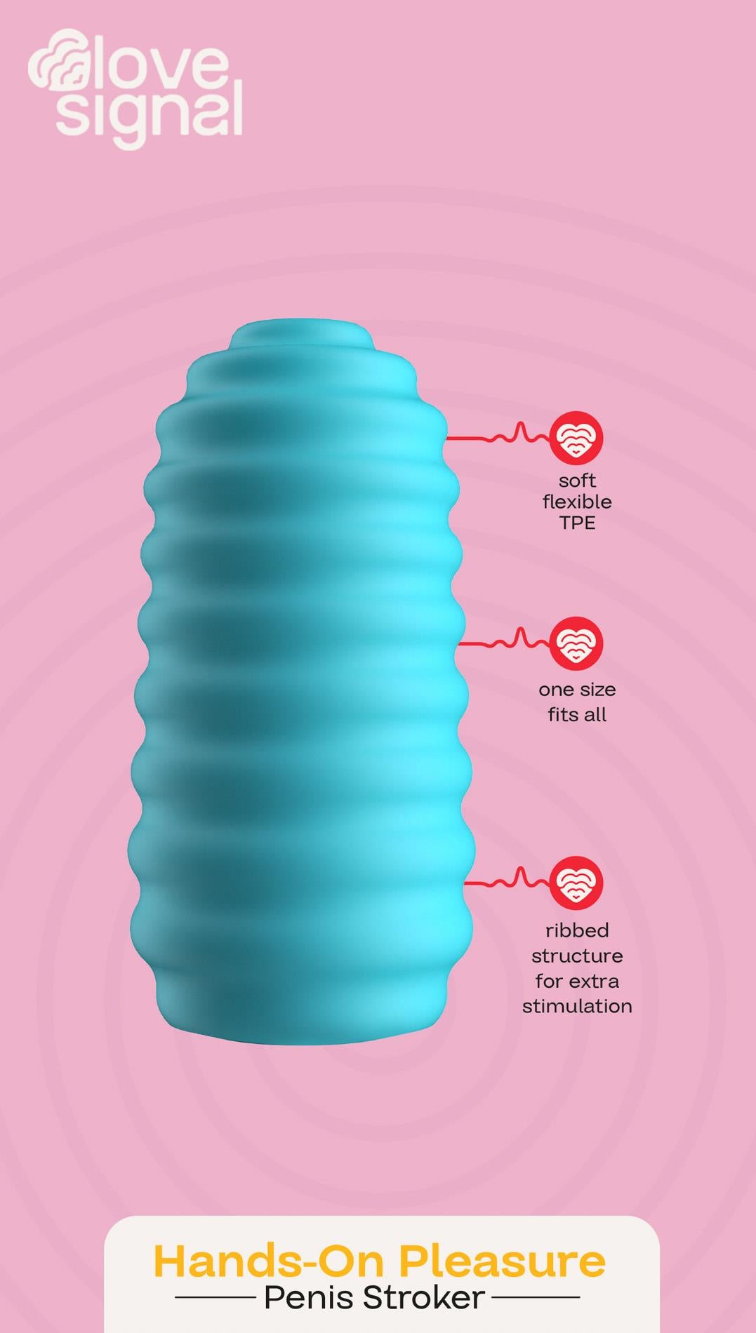 Masturbator Love Signal Dream Toys TPE 10,5 cm