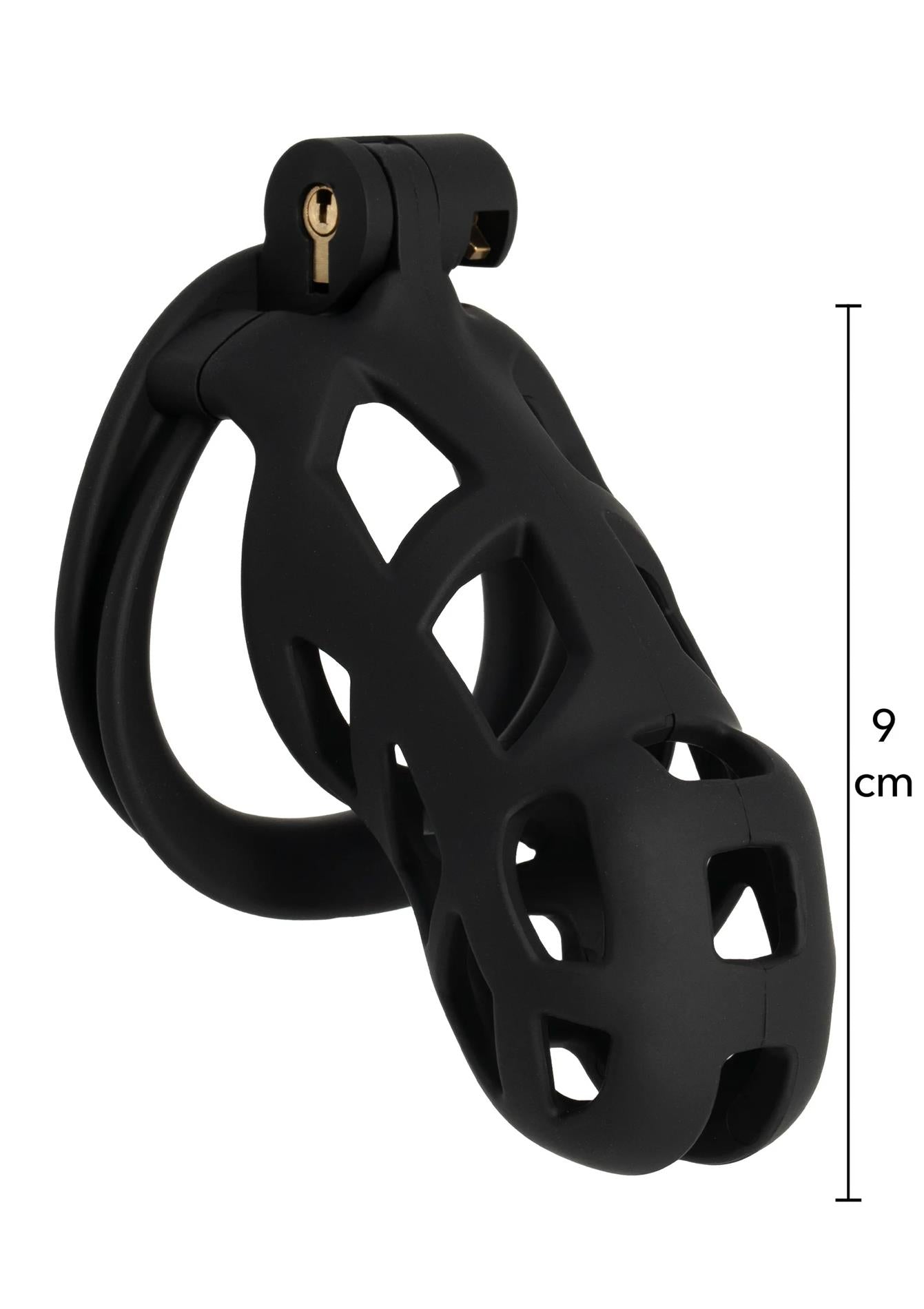 Penis Prison Hidden Desire Cușcă pentru penis Neagră 11 cm