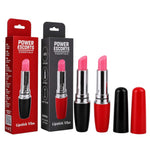 Vibrator mini ruj Power Escorts roșu 9,5 cm