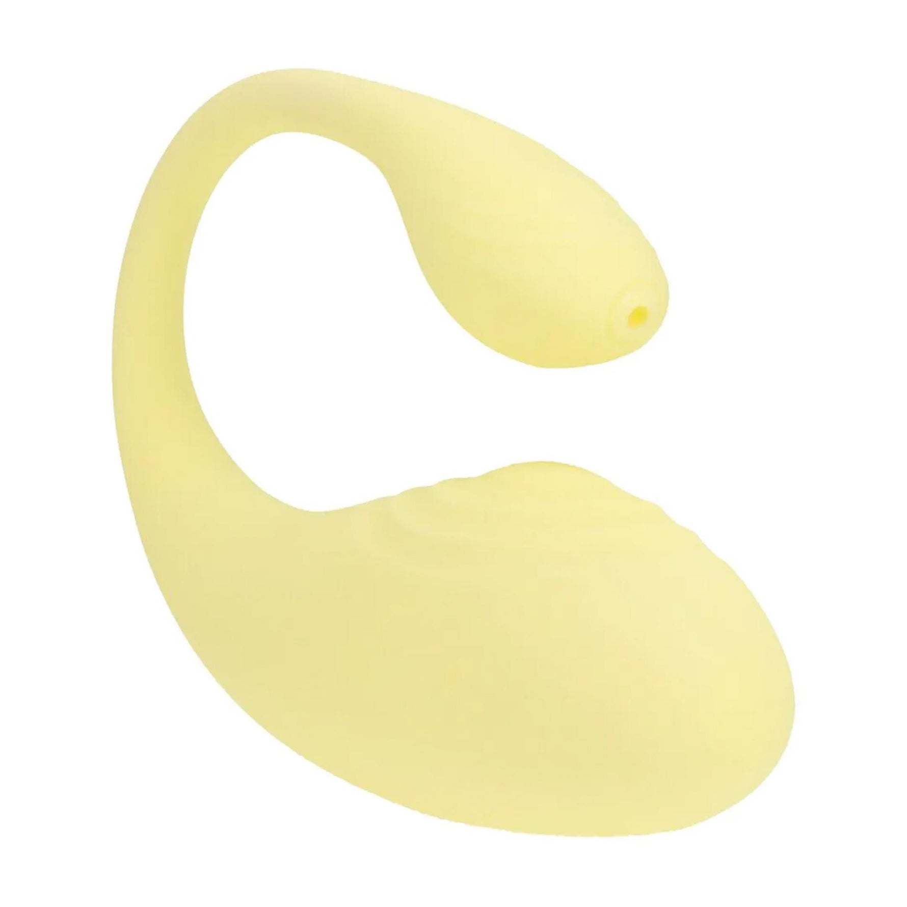 Vibrator Loveline pentru punctul G cu telecomandă, galben