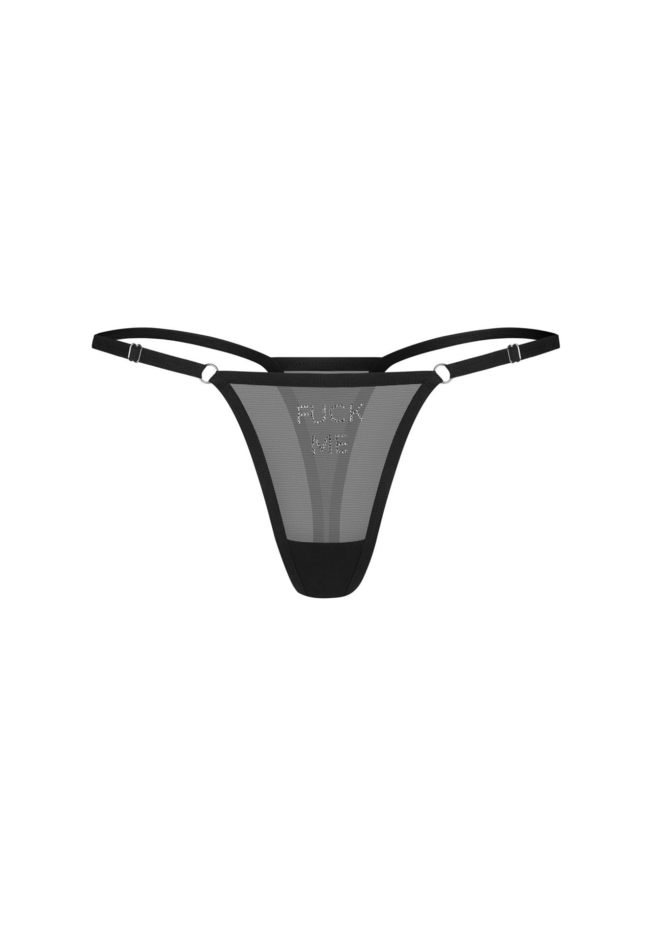Tanga Obsessive Violami Me cu inscripția F*ck Me L/XL
