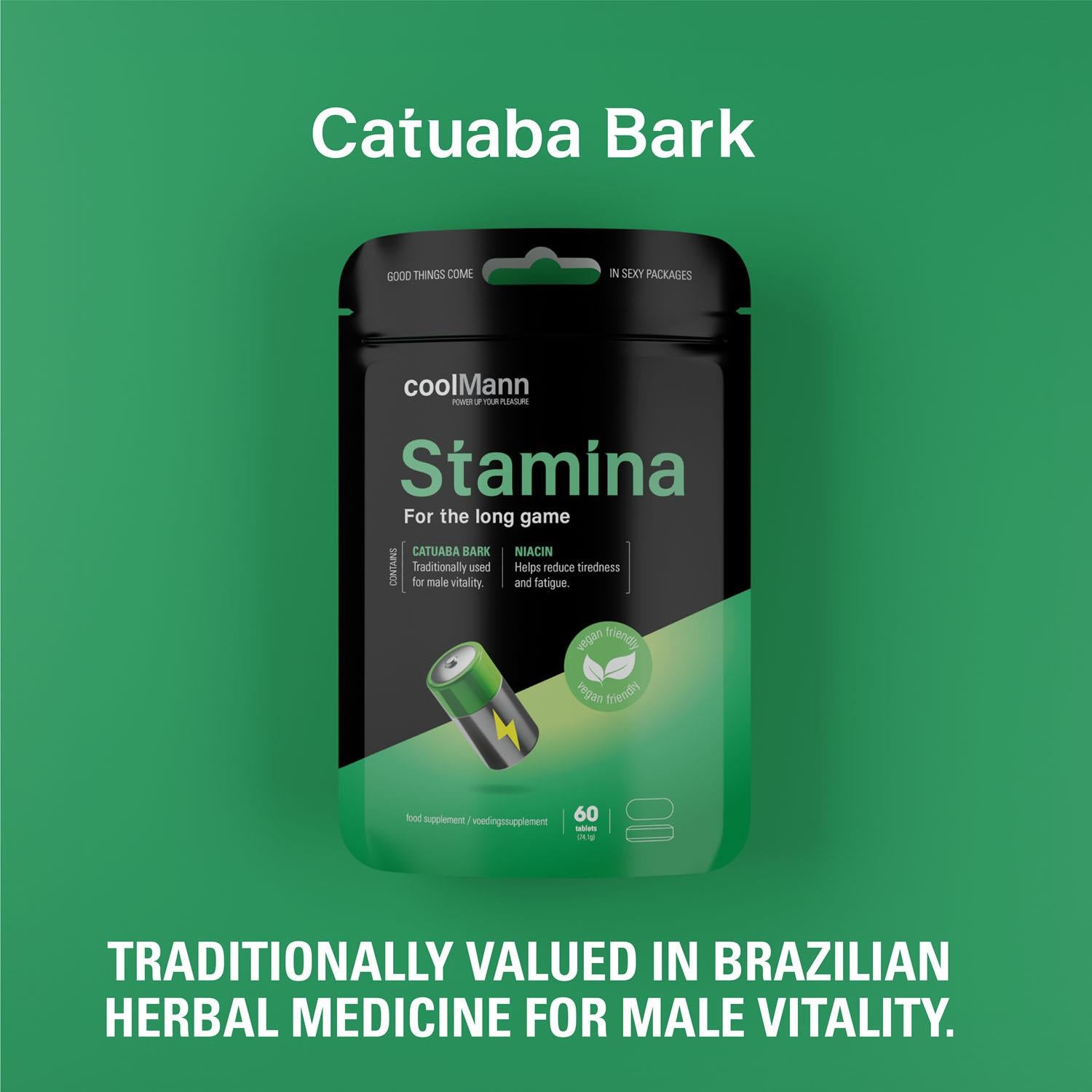 Tablete CoolMann Stamina pentru rezistență 60 de bucăți