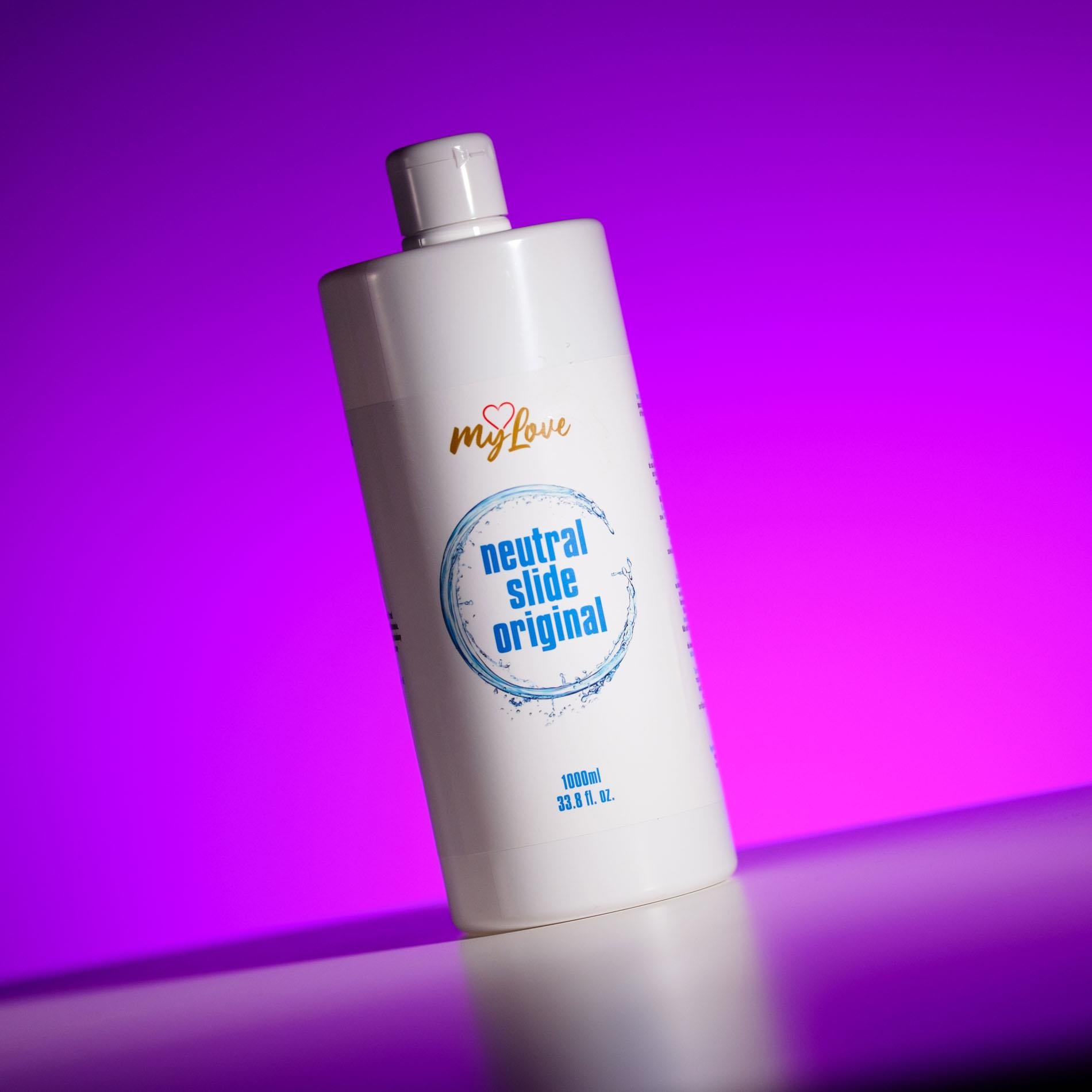 Gel intim fără parfum MyLove Neutral Slide Original 1000 ml