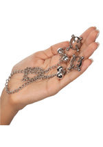 Cleme metalice pentru mameloane Calexotics tip clopoțel 49,5 cm