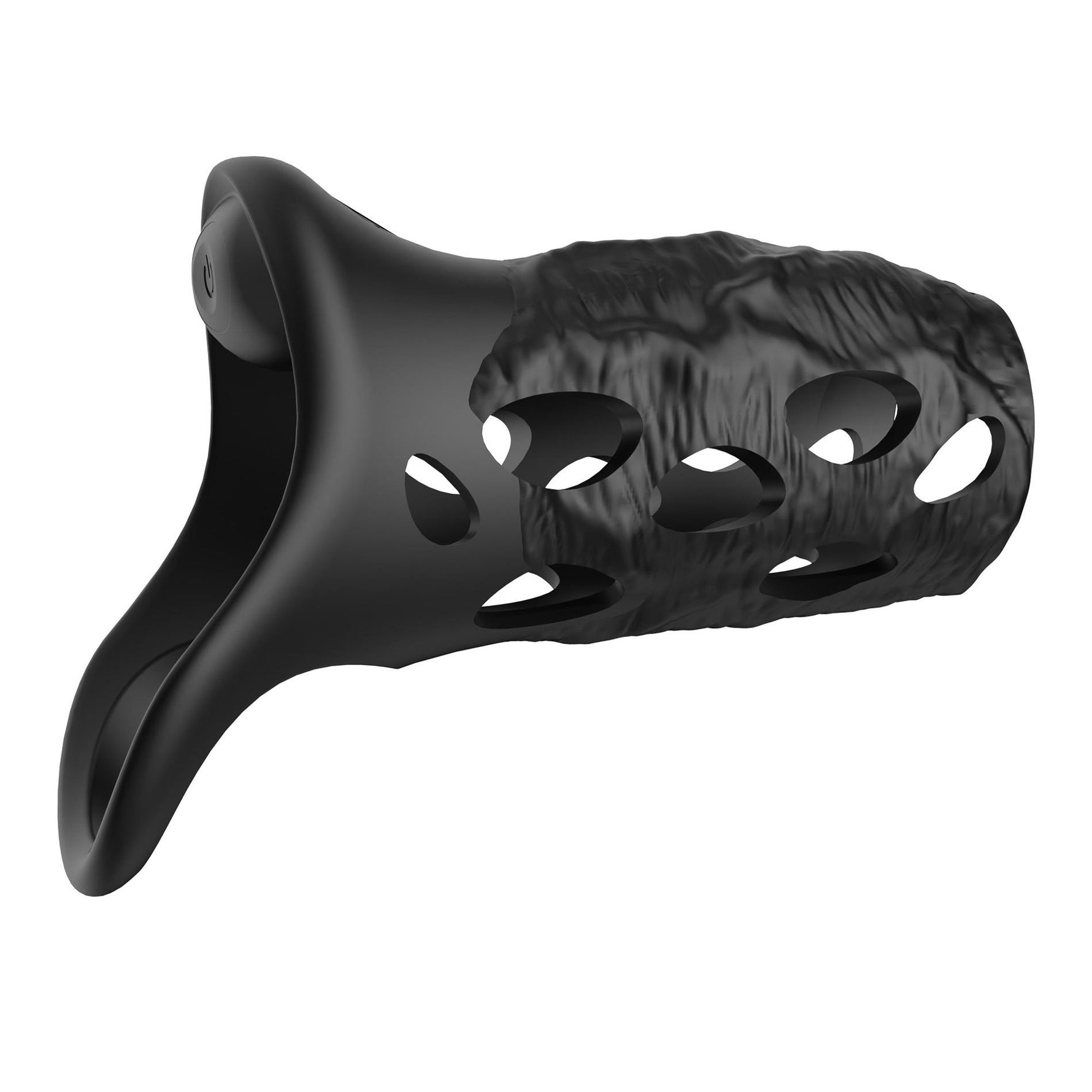 Manșon vibrant pentru penis Crushious Batiatus din silicon, 12 cm