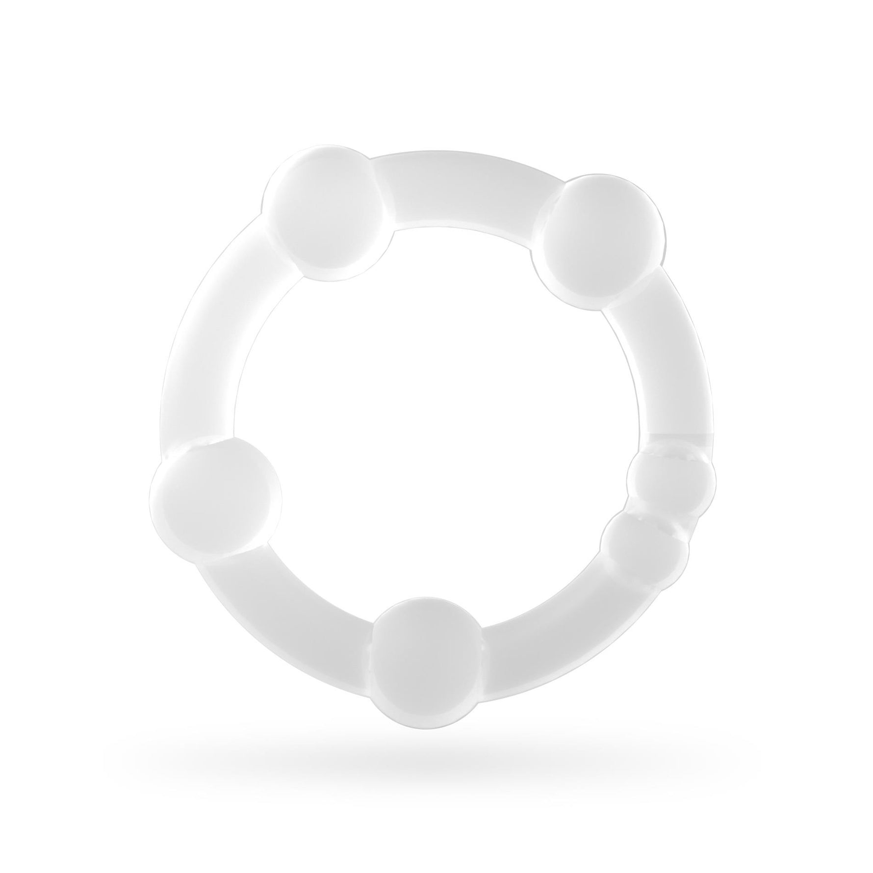 Set de inele pentru penis Crushious Clear TPE cu trei inele