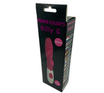 Vibrator Power Escorts din silicon cu formă de iepuraș, 20 cm, negru