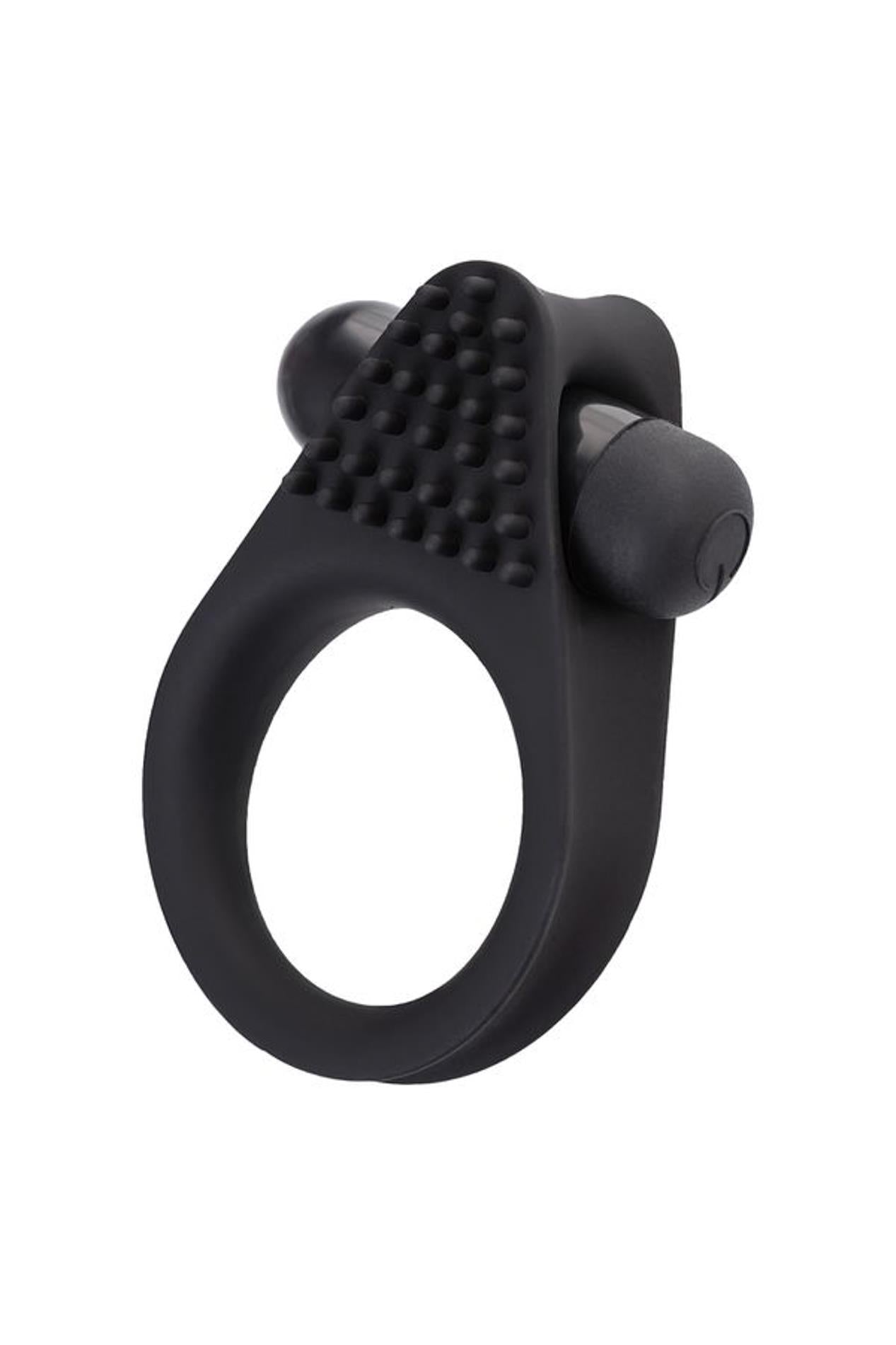 Inel vibrant pentru penis A Toys BRID din silicon, negru