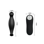 Dop anal vibrant din silicon Pretty Love cu 12 moduri, 11,7 cm
