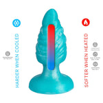 Dop anal termoreactiv Melty Silexd M 9 cm