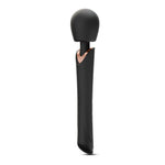 Baghetă masaj USB Crushious Holly din silicon negru, 30 cm