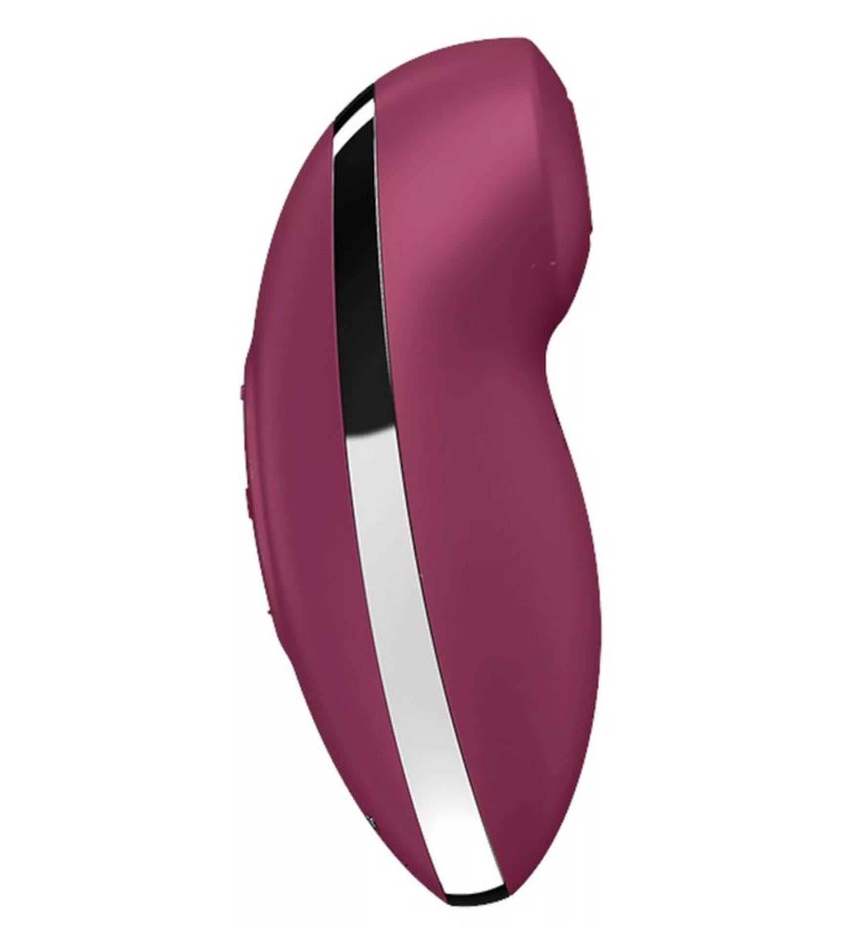 Stimulator clitoridian USB Satisfyer Tap Climax 2 Roșu