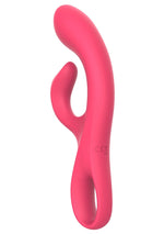 Vibrator XOCOON cu orgasm fără sfârșit, fuchsia, USB, 21 cm