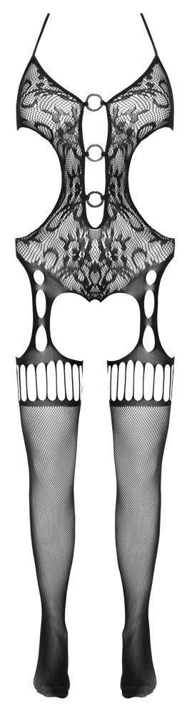 Body cu imprimeu din plasă fantezie, fără bretele, de la Cottelli Collection SL