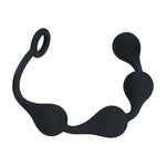Perle Anale Levelz Picături din Silicon Negre 30mm
