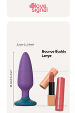 Dop anal mare din silicon Bounce Buddy 13 cm