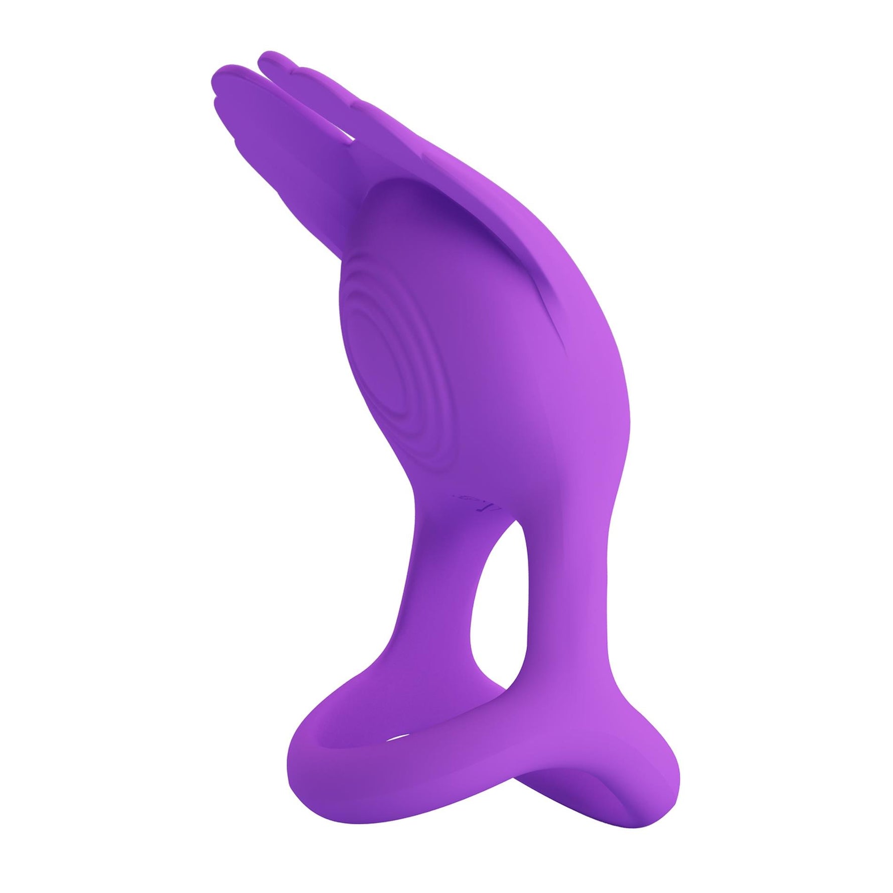 Inel vibrant pentru penis Pretty Love Silas, negru, 7 moduri