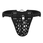 Jockstrap din piele PU Ouch, negru