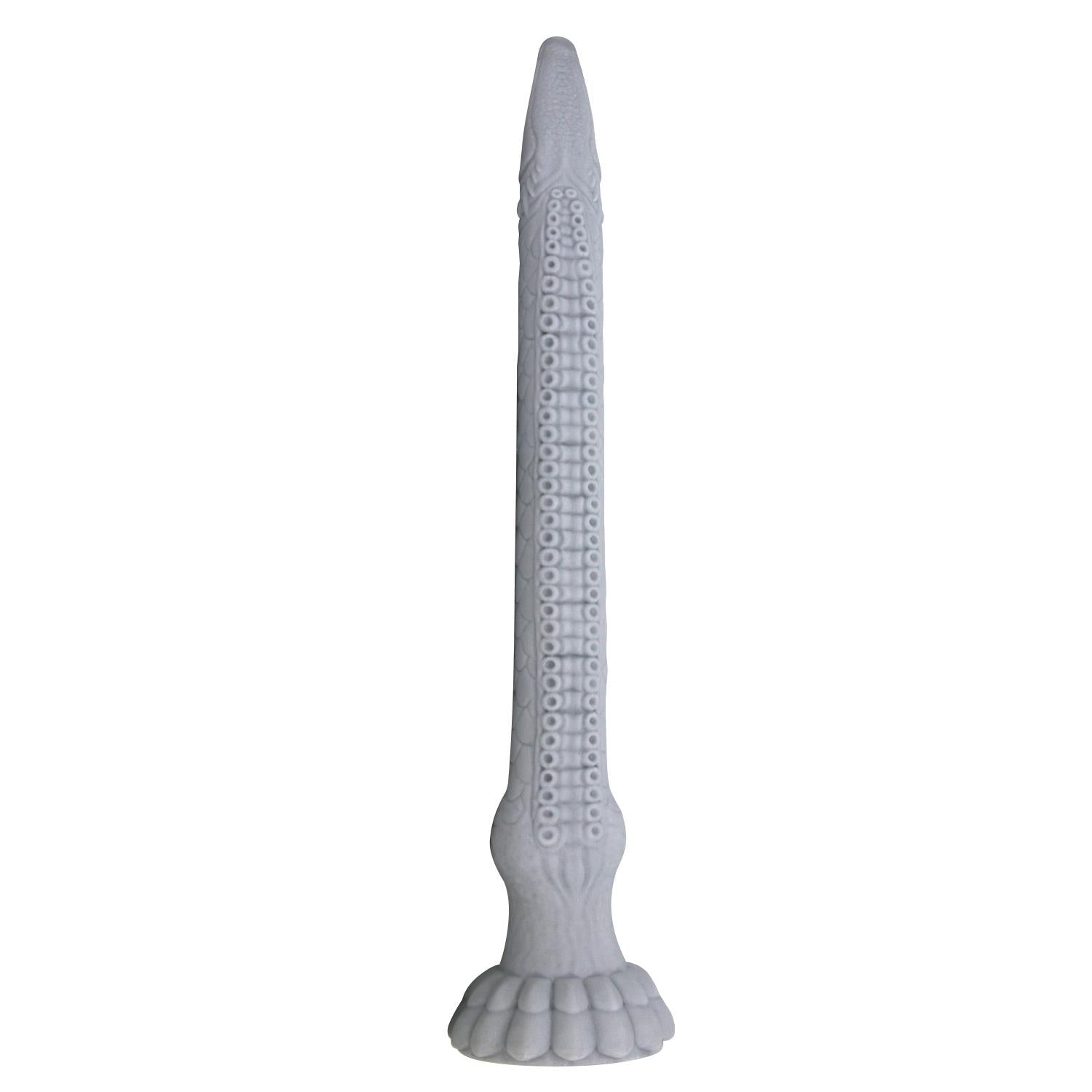 Dildo ondulat din silicon Basilisk Power Monsters 43 cm