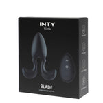 Vibrator anal USB din silicon INTY Toys Blade cu telecomandă