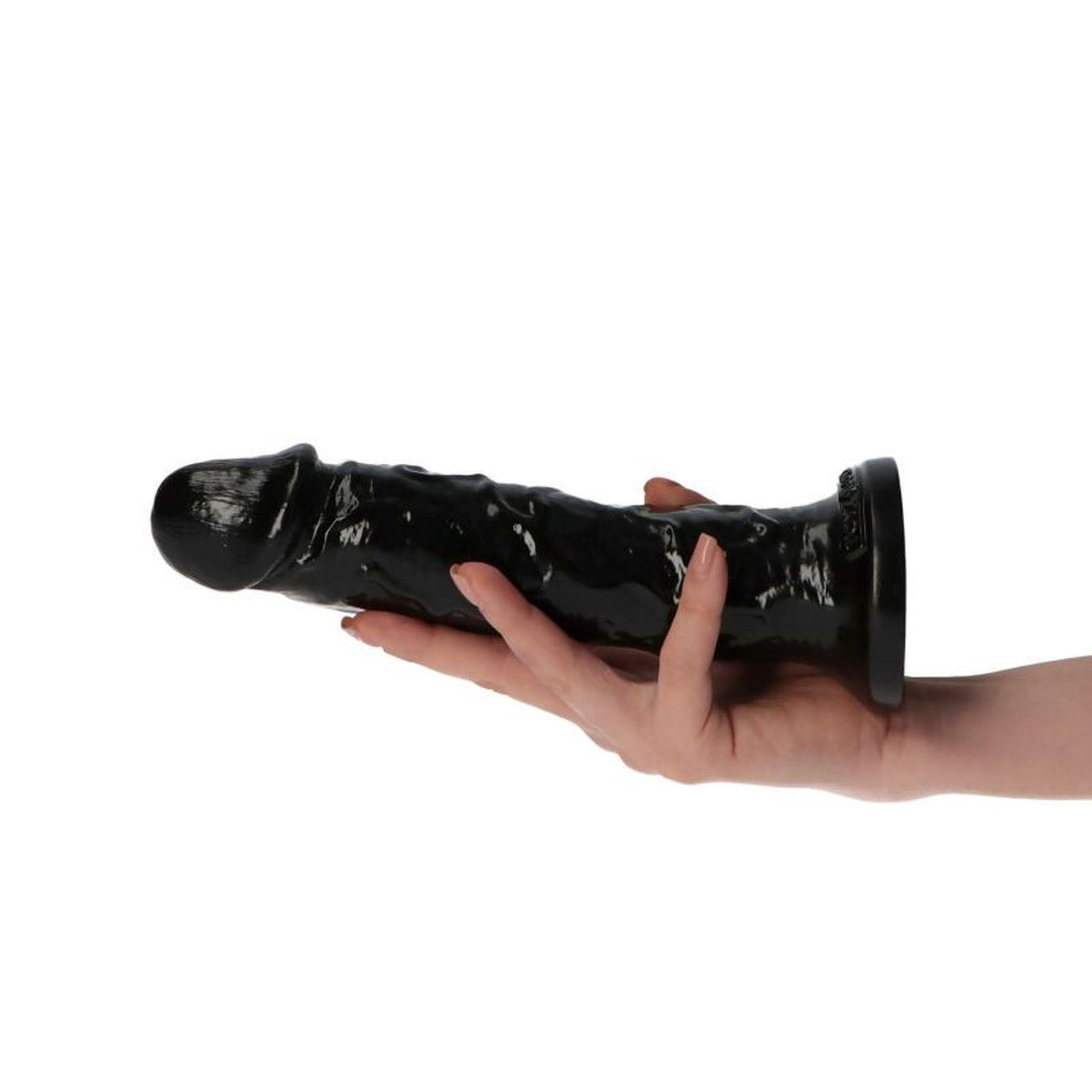 Dildo Ottavio Toyz4lovers Cyberskin Negru 20 cm