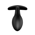 Dop anal vibrant Pretty Love din silicon, negru, 12 moduri, 8,5 cm