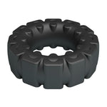 Inel pentru penis Crazy Bull Laiden super moale din silicon, negru