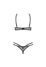 Set lenjerie intimă Euridia open Obsessive negru M/L