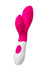 Vibrator iepuraș din silicon Lilu A-Toys roz 20 cm