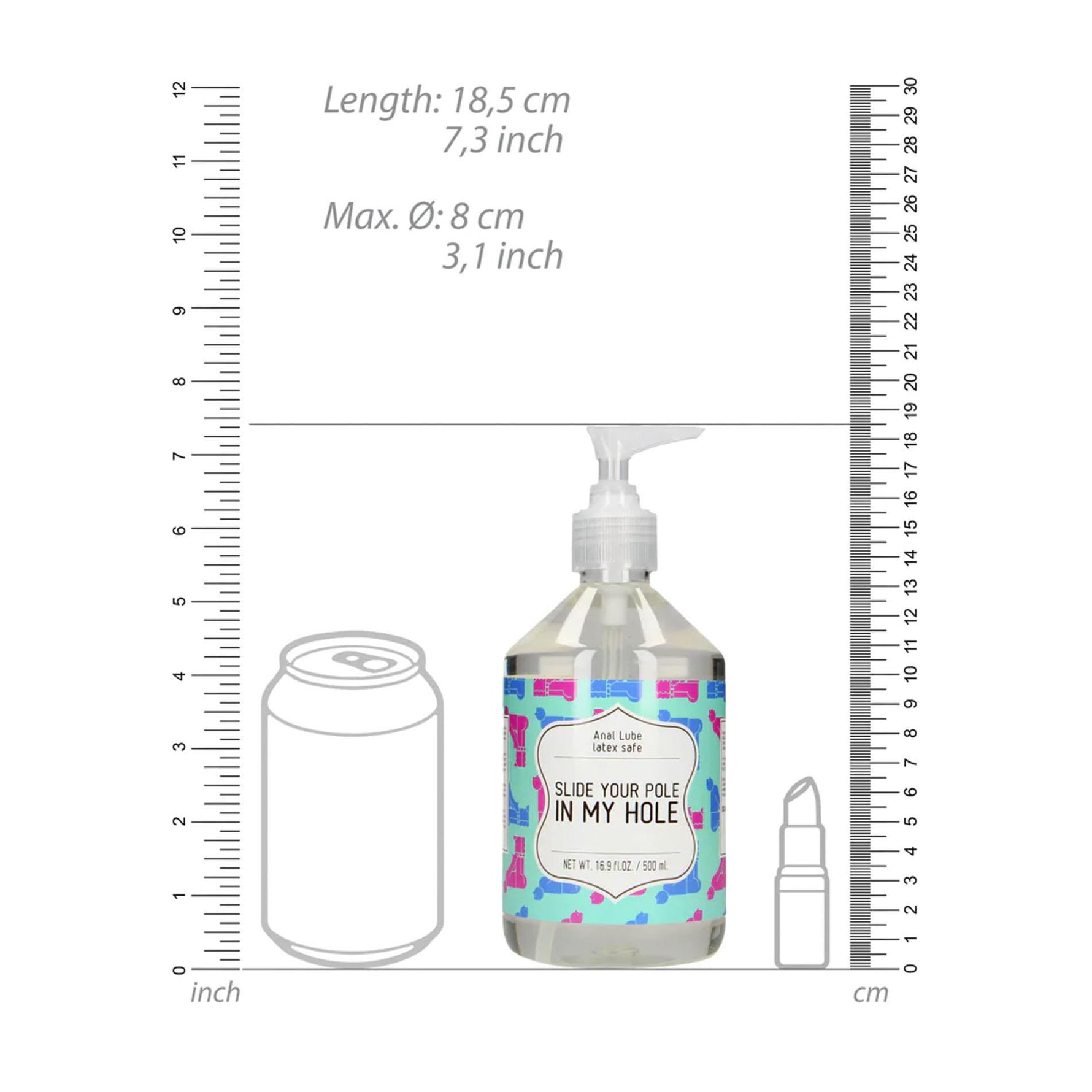 Lubrifiant anal pe bază de apă S Line 500 ml