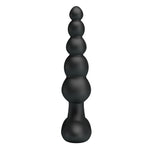 Plug anal vibrant din silicon Corban Pretty Love cu mărgele
