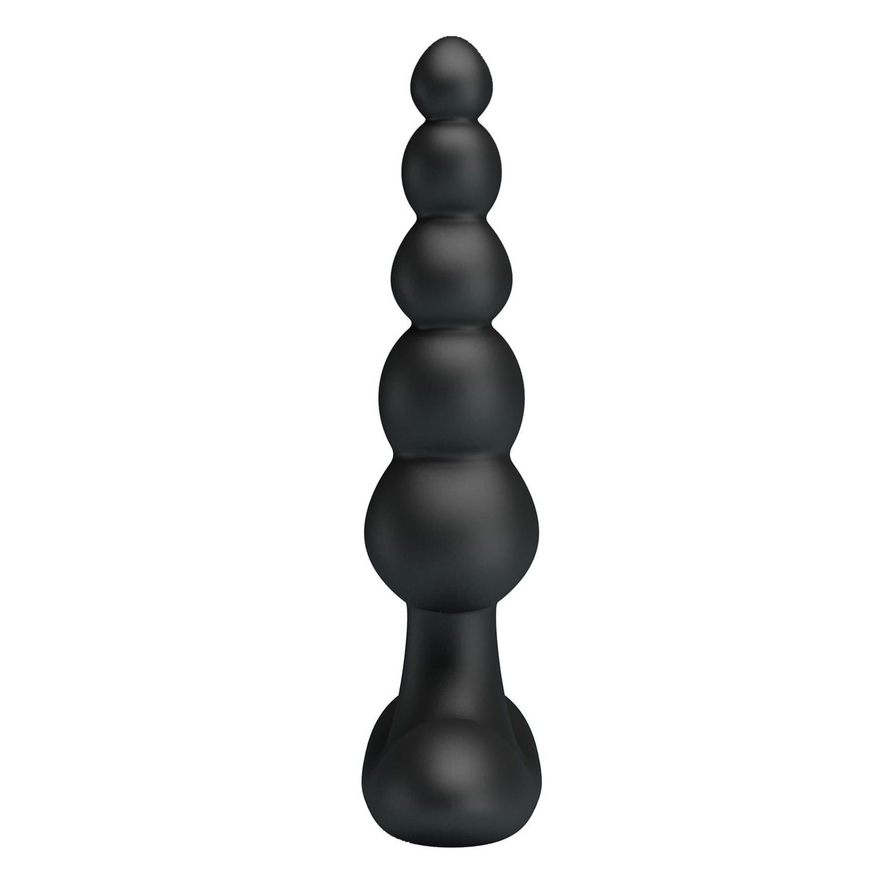 Plug anal vibrant din silicon Corban Pretty Love cu mărgele