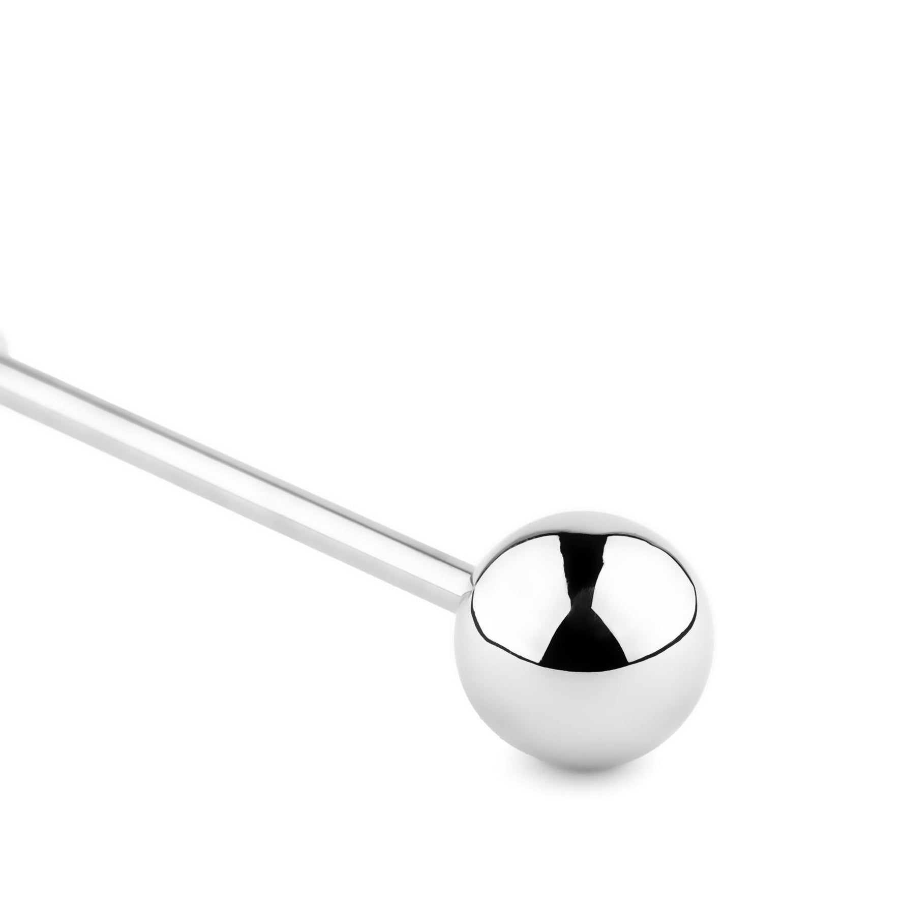 Dop anal din oțel HeavyFun cu mâner lung 27,5 cm