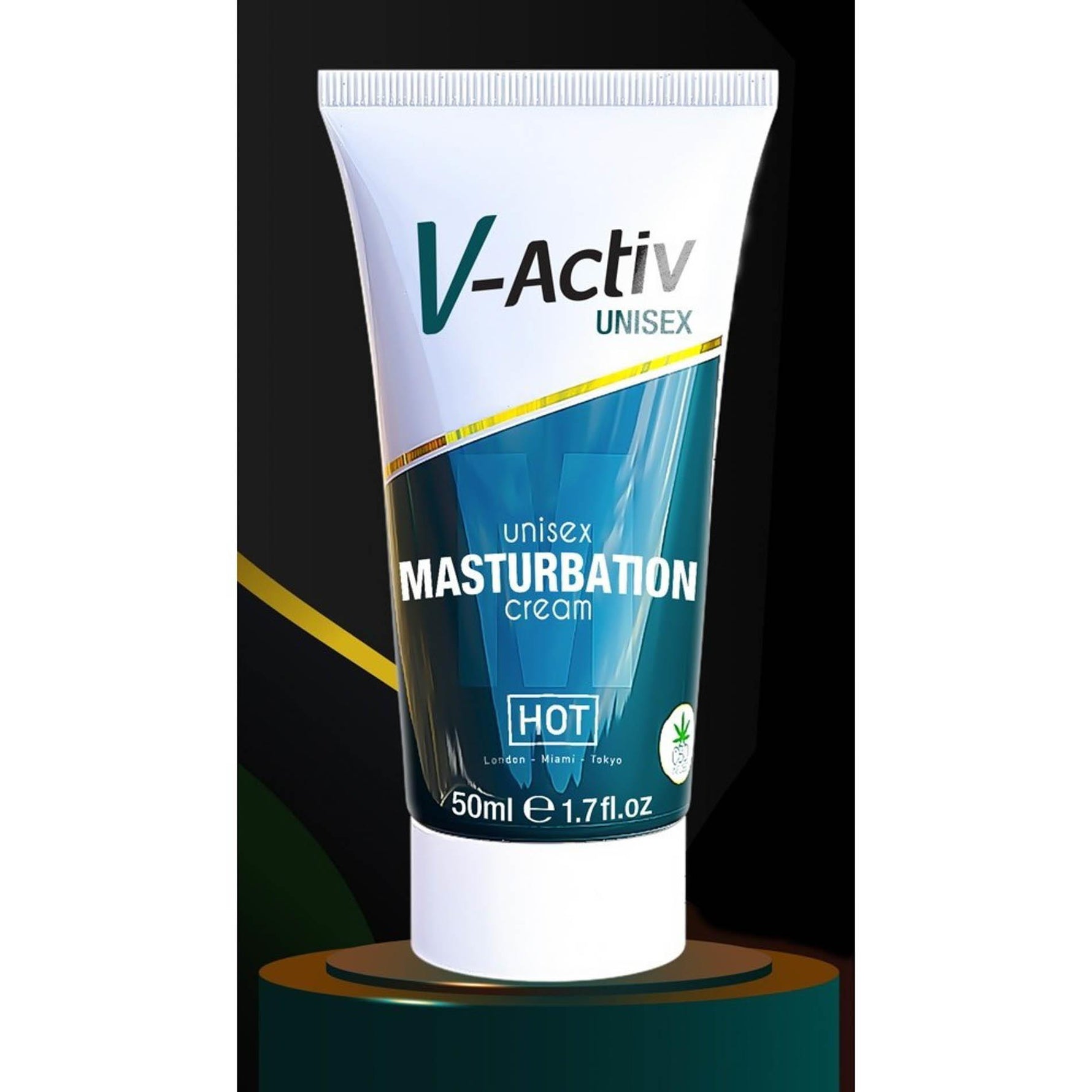 Cremă de masturbare caldă unisex Hot VActiv 50ml CBD
