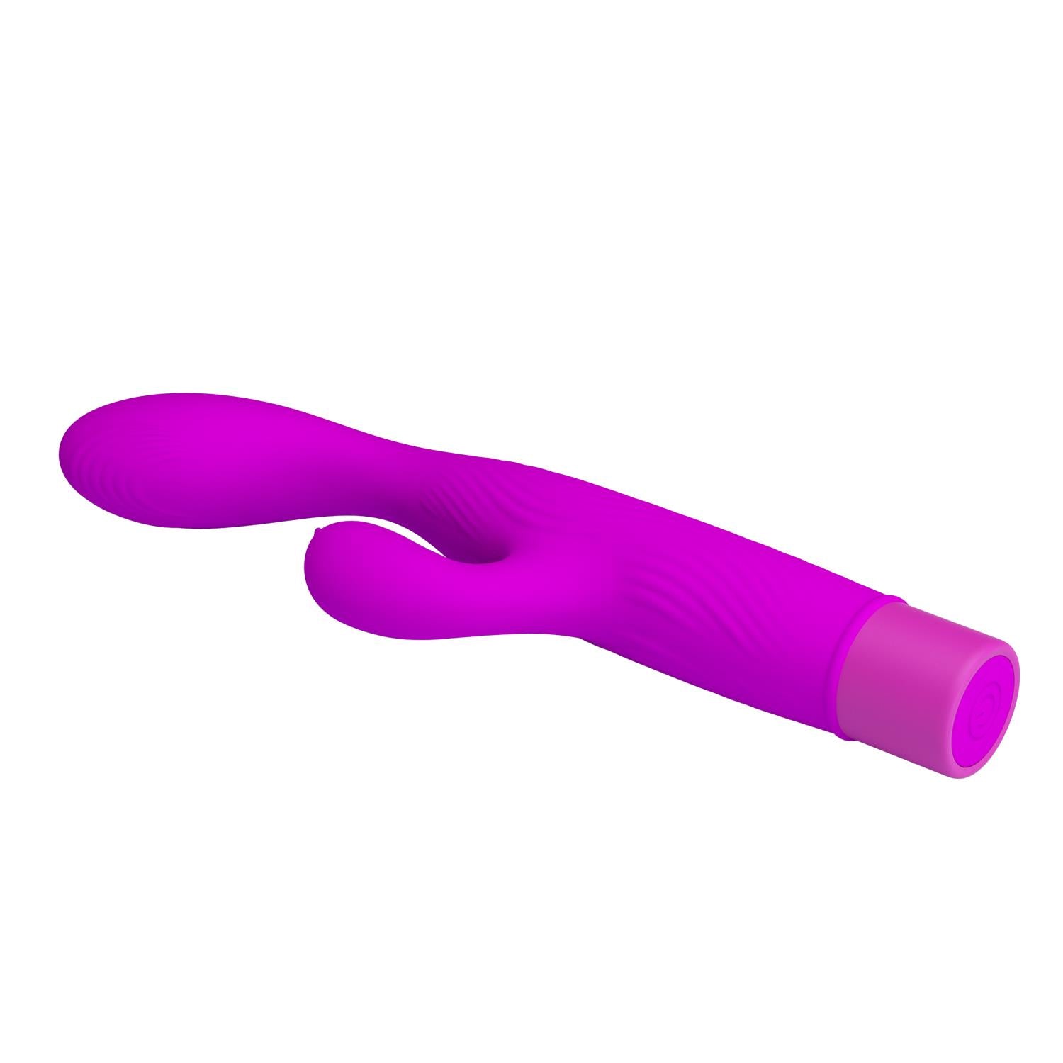 Vibrator flexibil din silicon pentru punctul G Pretty Love Josie, model iepuraș