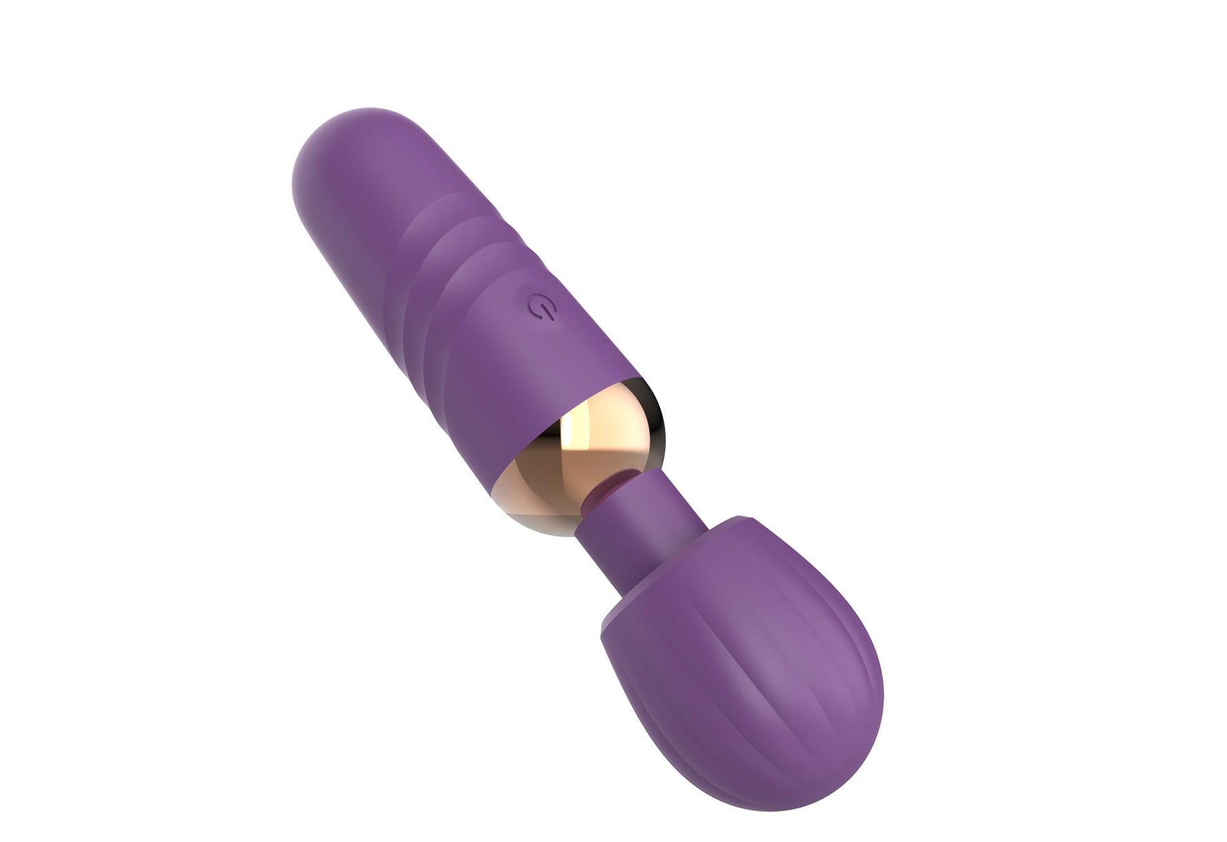 Stimulator Clitoridian Little Fairy Wand din Silicon, Violet, 14 cm