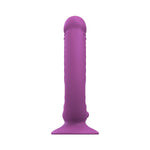 Vibrator dublu Teazers cu ventuză și telecomandă, violet