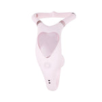 Vibrator Adrien Lastic Venus cu aplicație, roz pal, USB, 11 cm
