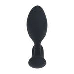Dop anal vibrant din silicon Levelz cu telecomandă 10,6 cm negru
