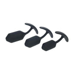 Set de 3 dopuri anale din silicon Levelz, negre