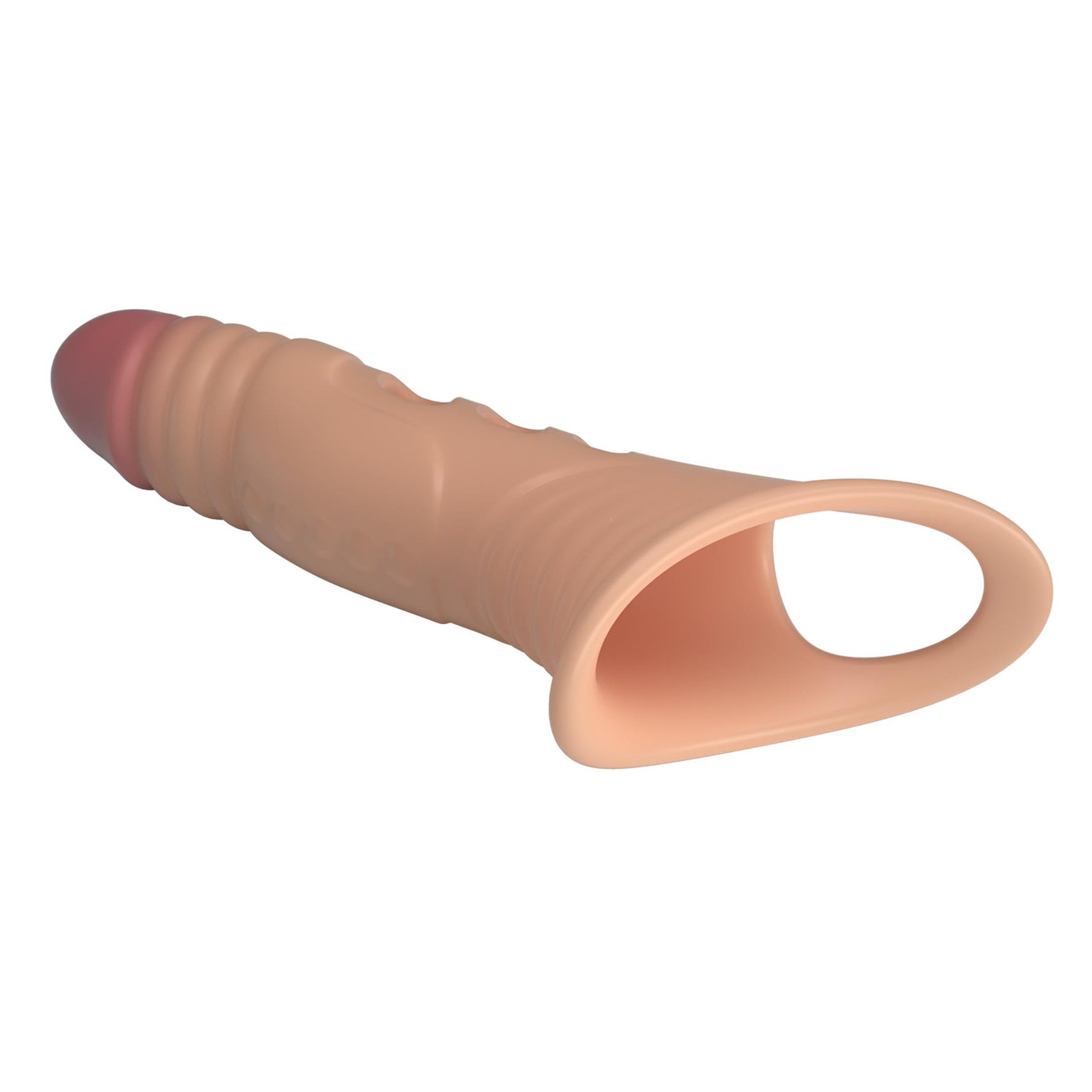 Manșon vibrant realist pentru penis Pretty Love 22 cm