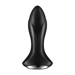 Dop anal rotativ vibrant cu aplicație Satisfyer Plug 1 Connect, negru