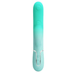 Vibrator Pretty Love Gigi din silicon cu formă de iepuraș, 7 impulsuri, 7 linguri, USB