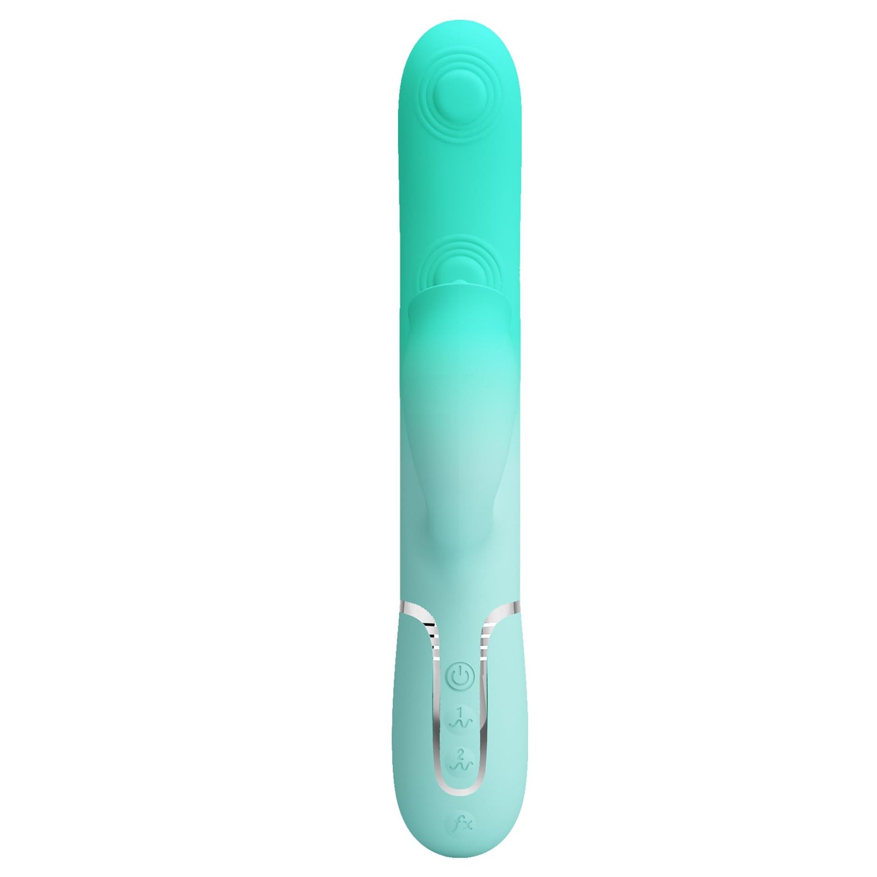 Vibrator Pretty Love Gigi din silicon cu formă de iepuraș, 7 impulsuri, 7 linguri, USB